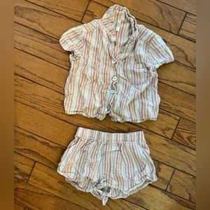 Rylee + Cru Striped Pajama Set